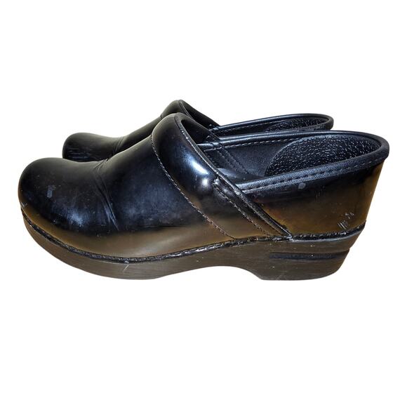 Dansko XP Black Leather Professional Nursing Clog EU Size 39 Womens US 8.5 - Picture 3 of 7